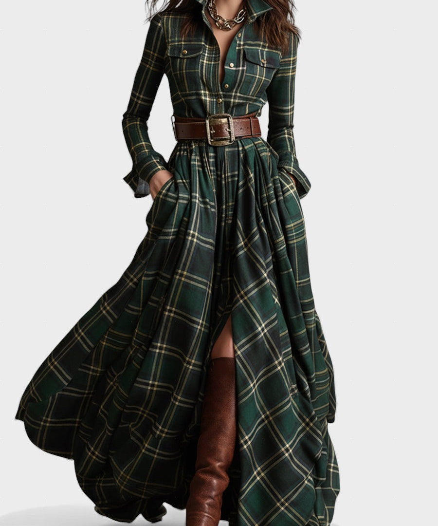 Elena | Classic Elegant Shirt Dress