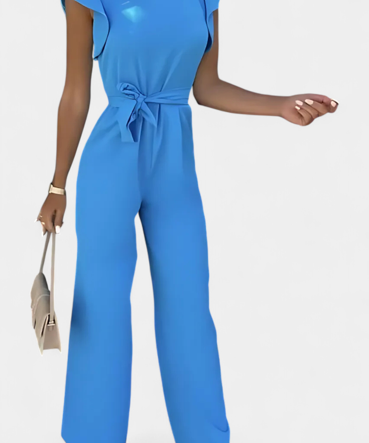 Shalonda Elegant Sleeveless Jumpsuit with Bow