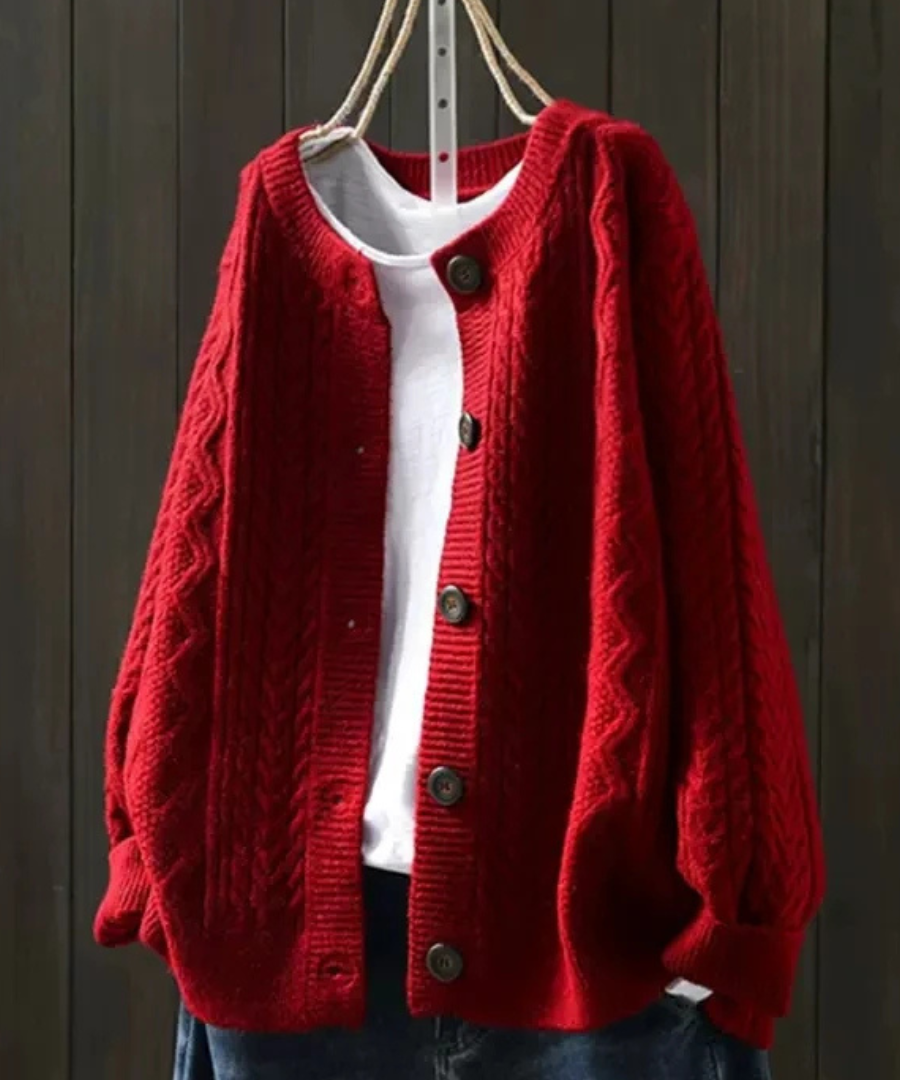 Lorença - Knitted Cable Cardigan