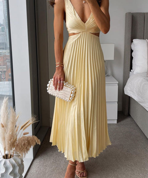 Beauty Dress | Pleated Occasion Dress