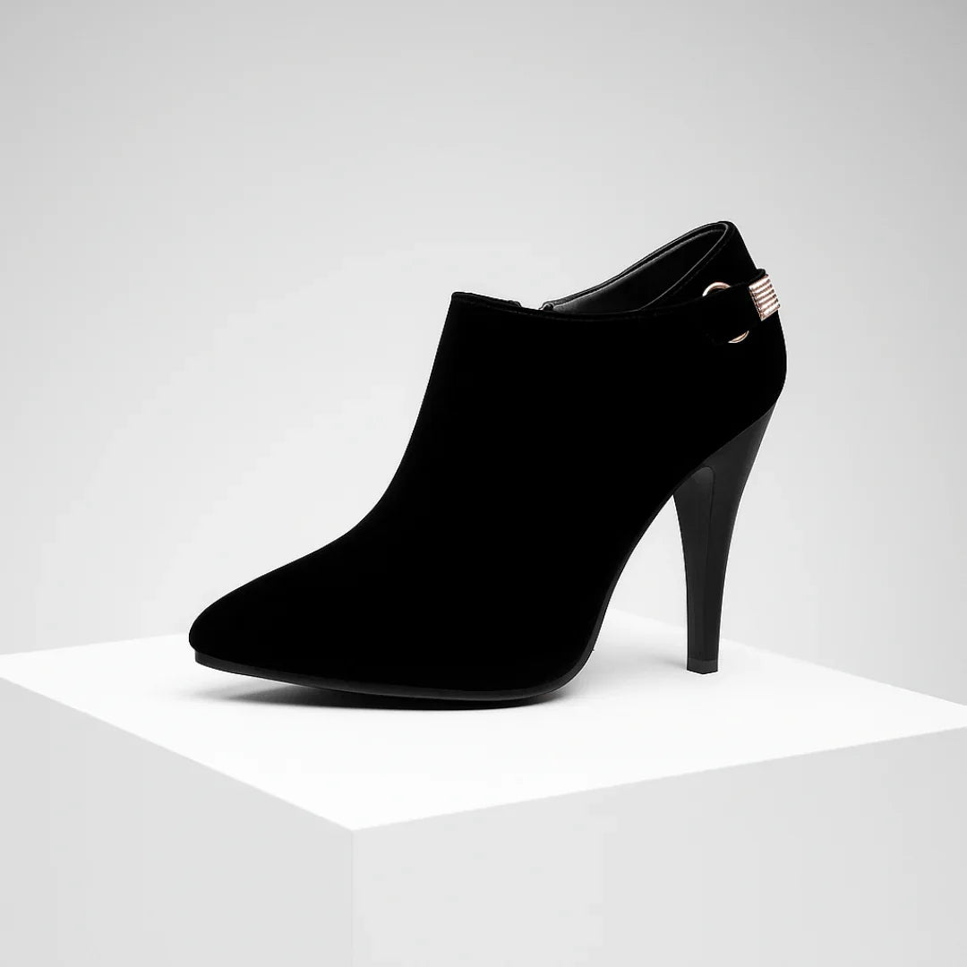 Aurora Bell Velvet Boots