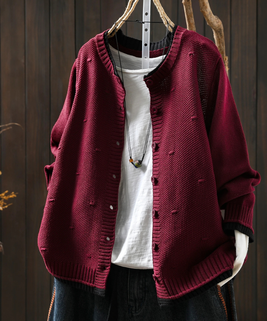 Isadora - Textured Cardigan