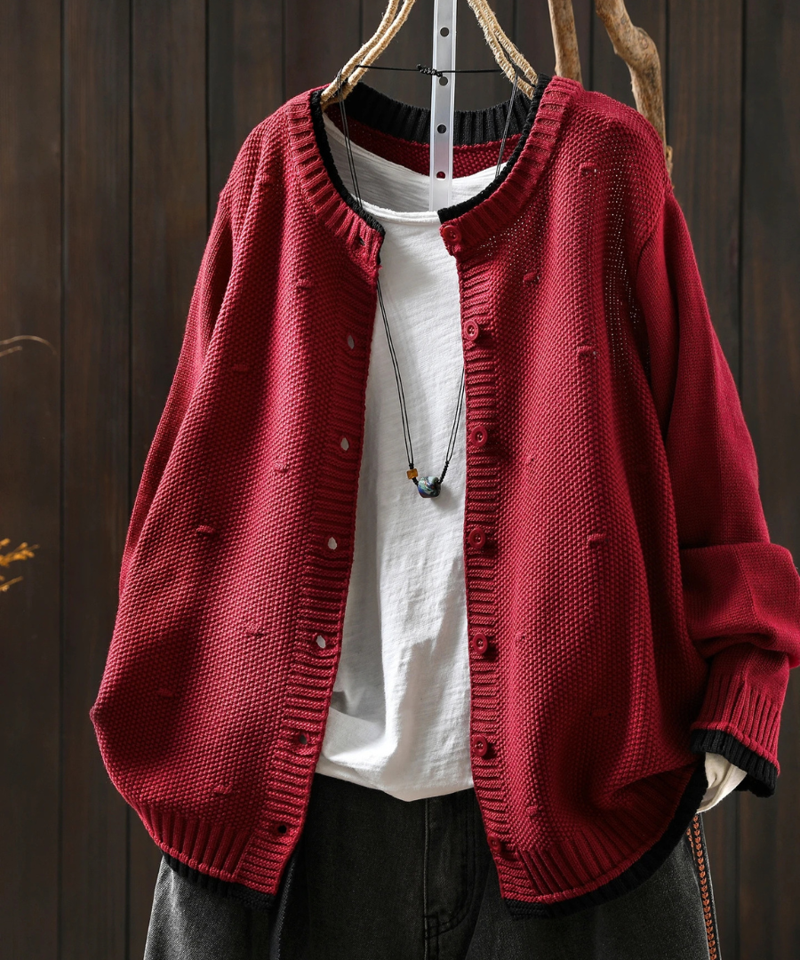 Isadora - Textured Cardigan