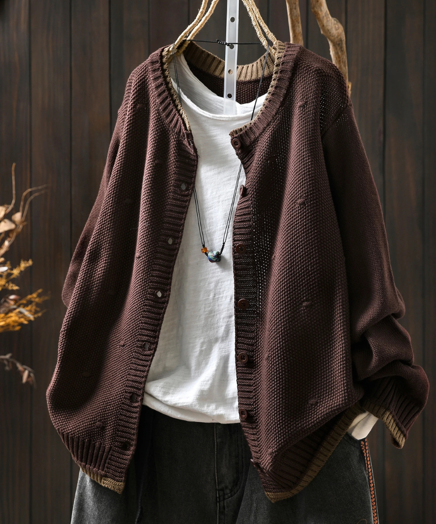 Isadora - Textured Cardigan