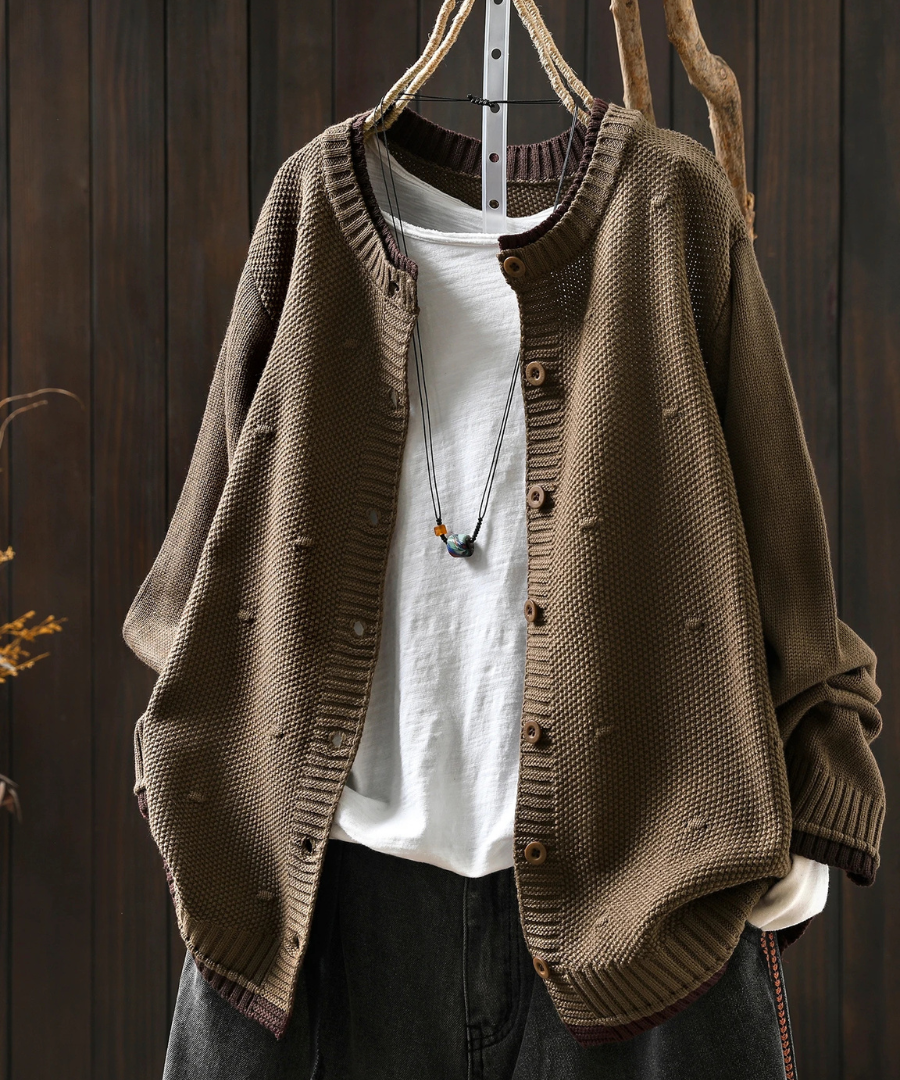 Isadora - Textured Cardigan