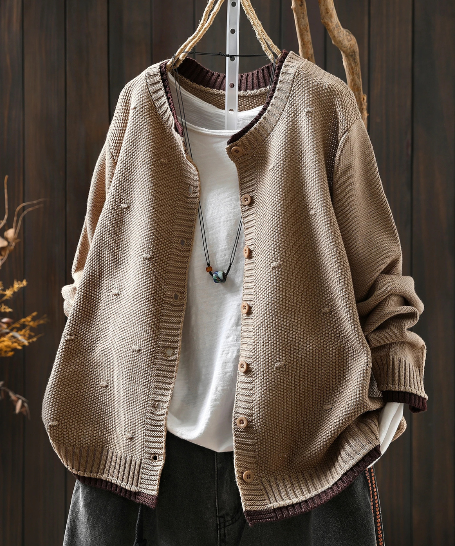 Isadora - Textured Cardigan