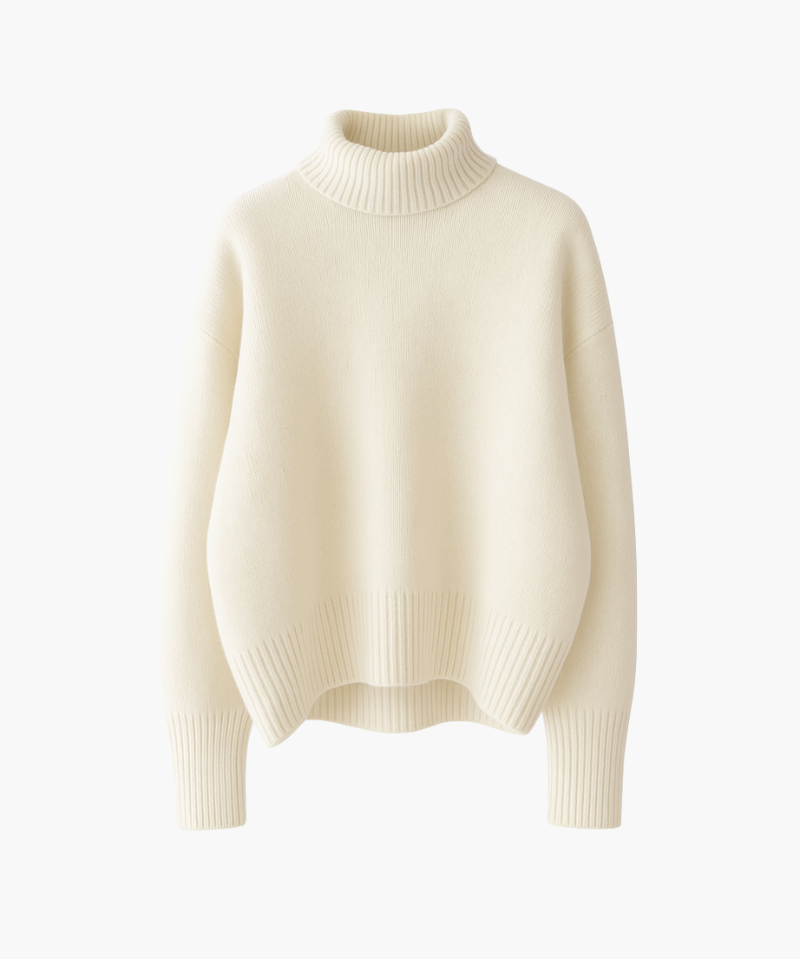 JERSEY SUAVE CON CUELLO ALTO