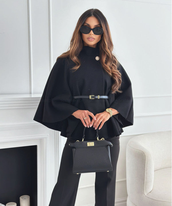 Aline - Papillon Coat with Belt