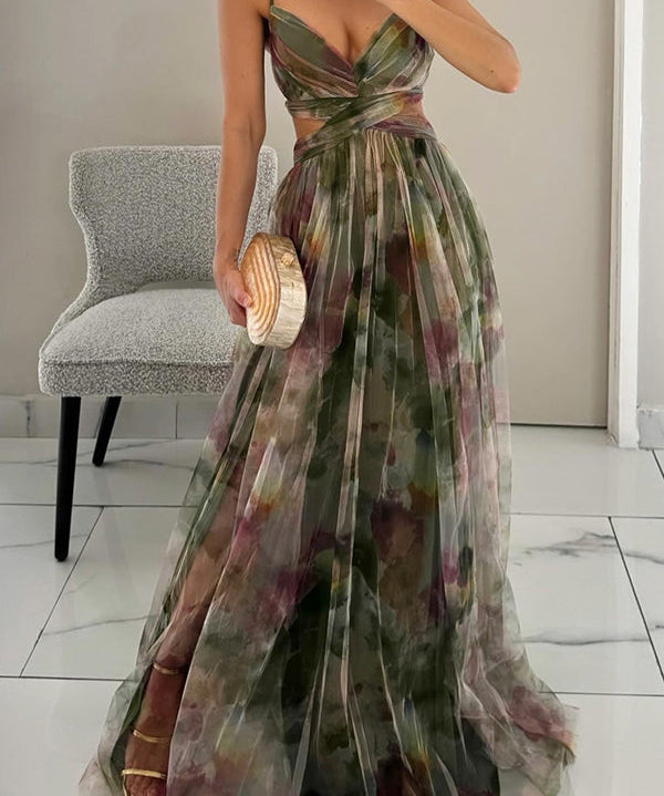 Giselle | Charming maxi dress with floral print