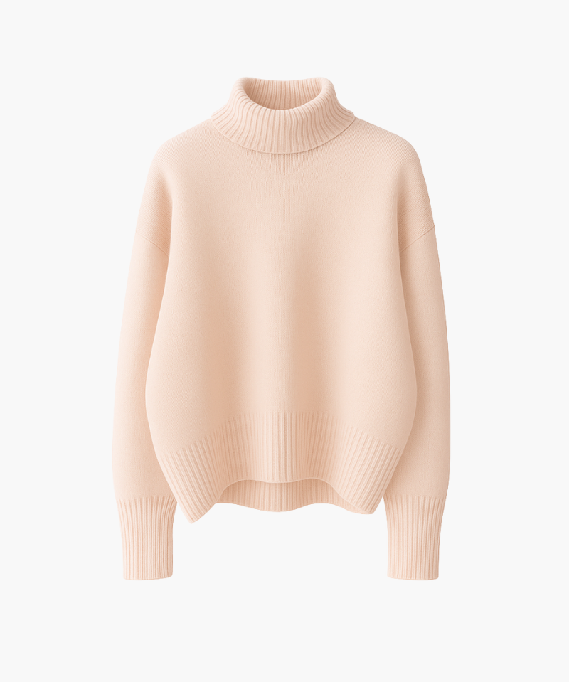 JERSEY SUAVE CON CUELLO ALTO