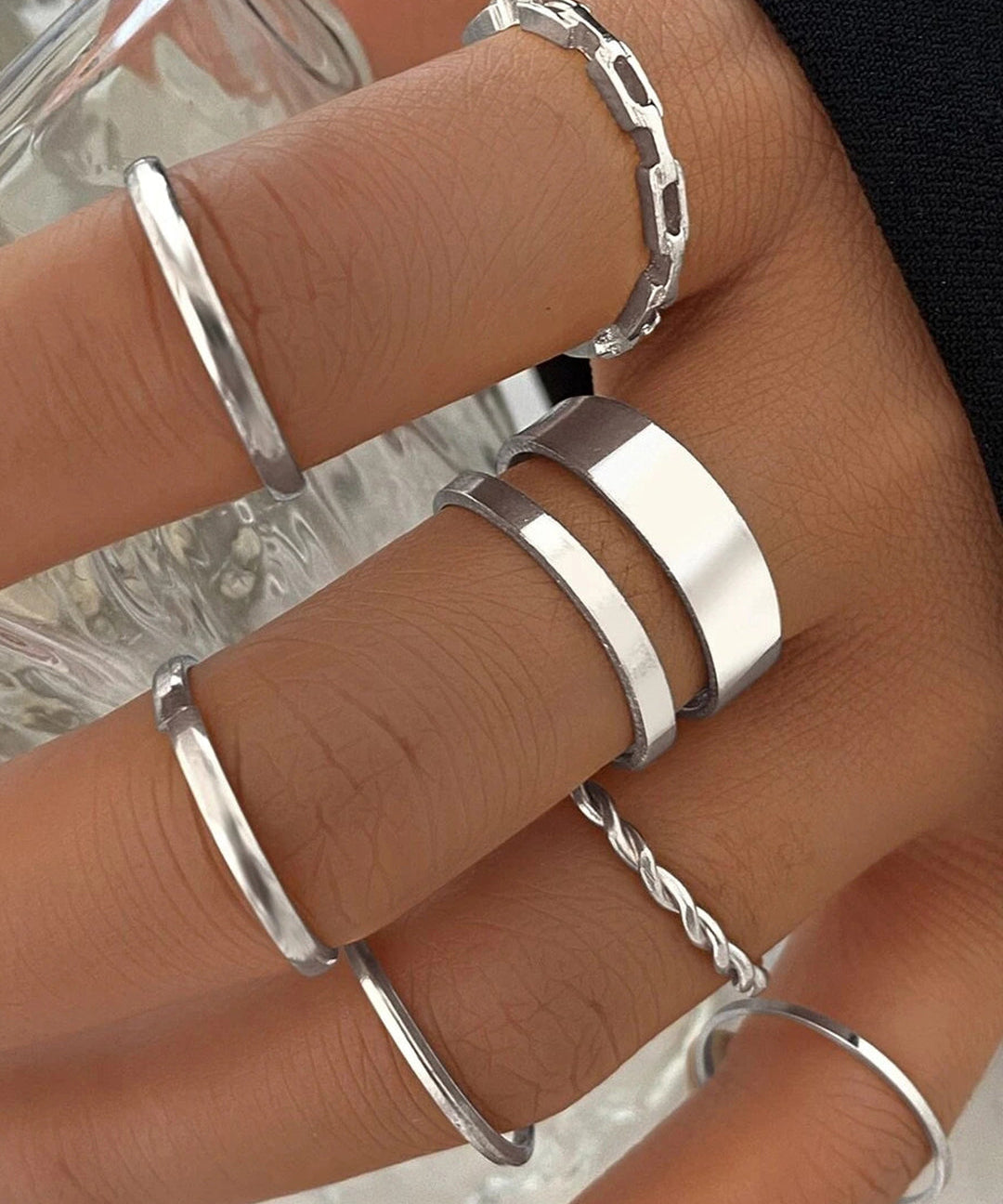 Set of 7 Rings