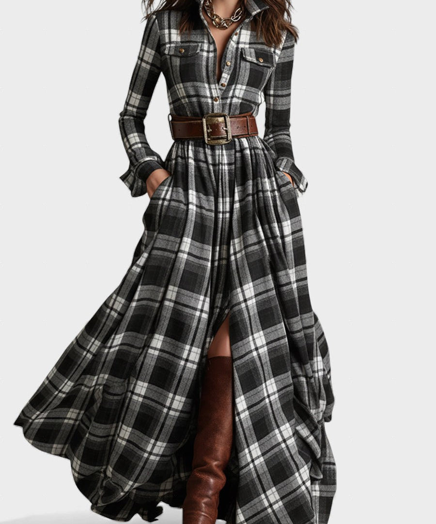 Elena | Classic Elegant Shirt Dress