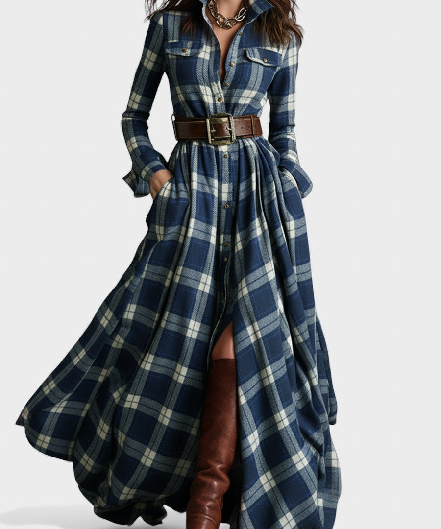 Elena | Classic Elegant Shirt Dress
