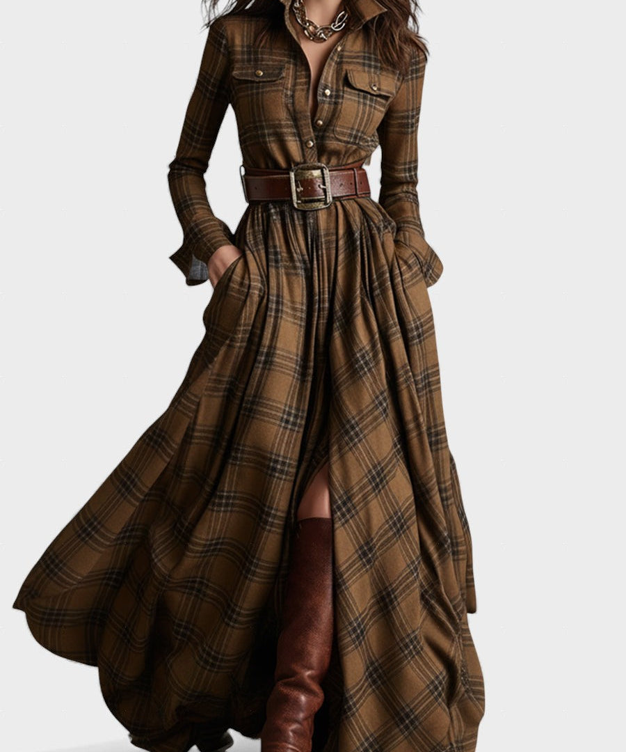 Elena | Classic Elegant Shirt Dress
