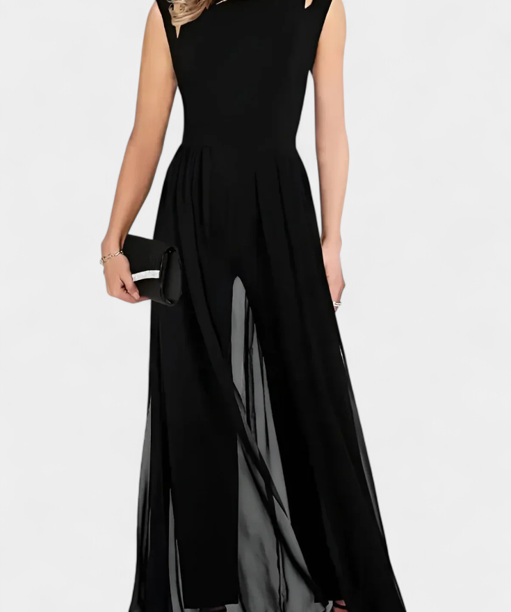 Nadia Mono Elegant Sleeveless with Front Transparency