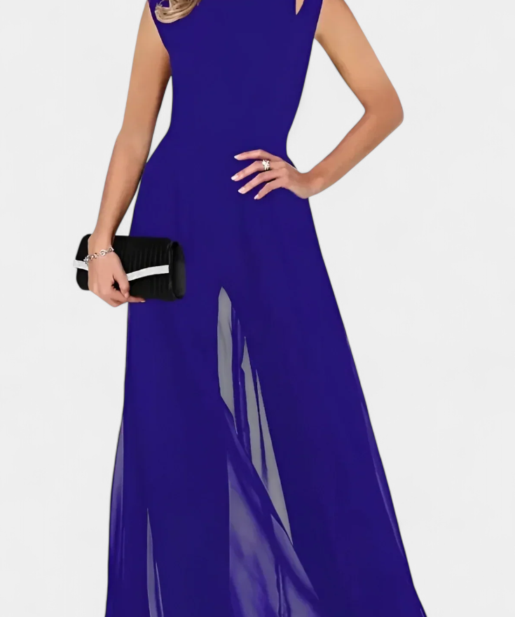 Nadia Mono Elegant Sleeveless with Front Transparency