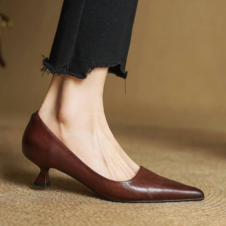 Anok High Heels in Authentic Leather