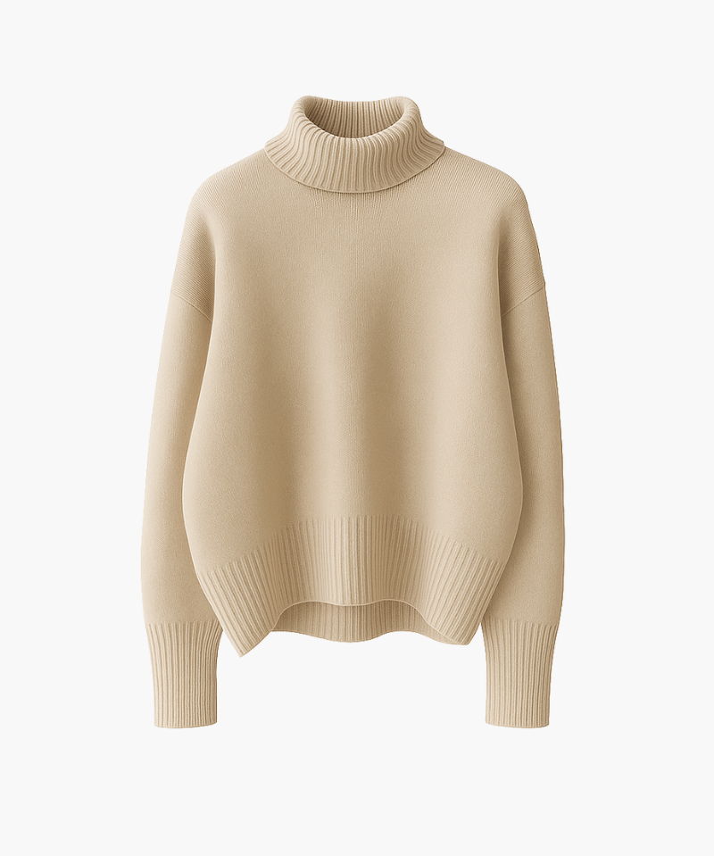 JERSEY SUAVE CON CUELLO ALTO