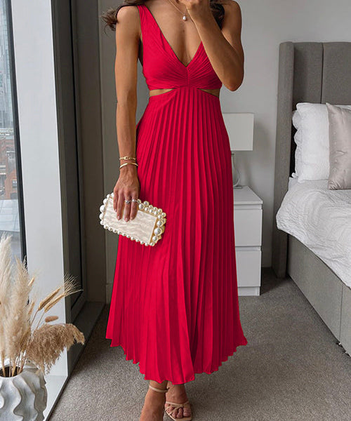 Beauty Dress | Pleated Occasion Dress
