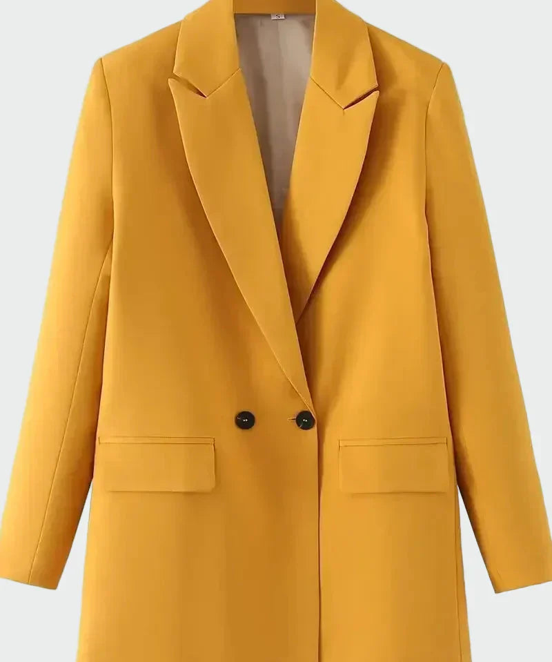 Oversized Coat with Modern Lines