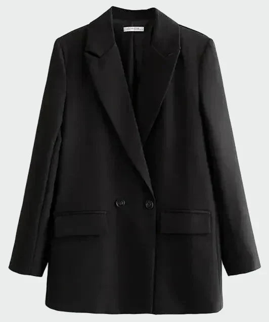 Oversized Coat with Modern Lines
