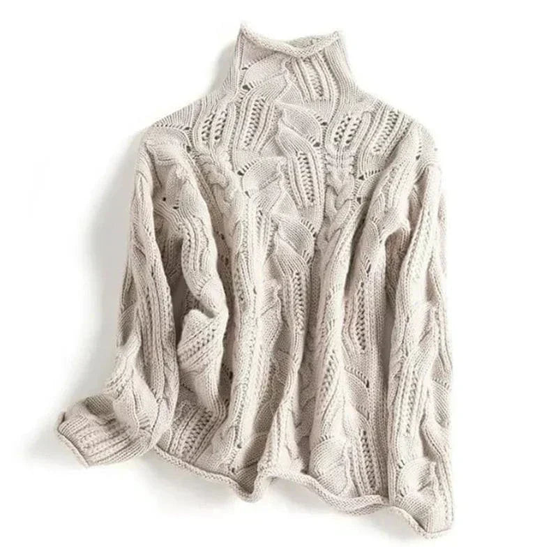 Nerea | Cozy High Neck Sweater