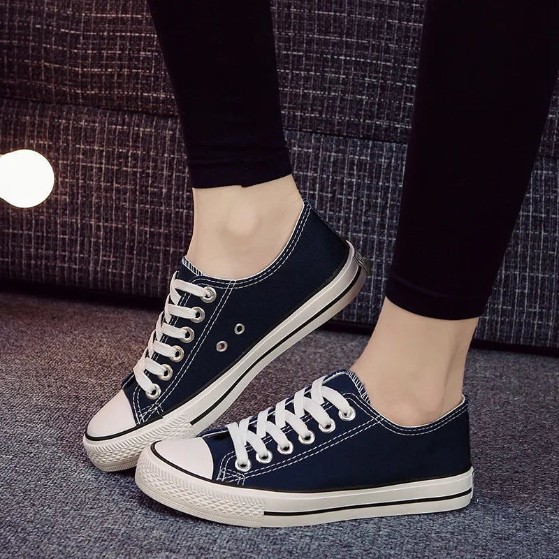 Imogen Classic Canvas Shoes Vintage Modern Comfort