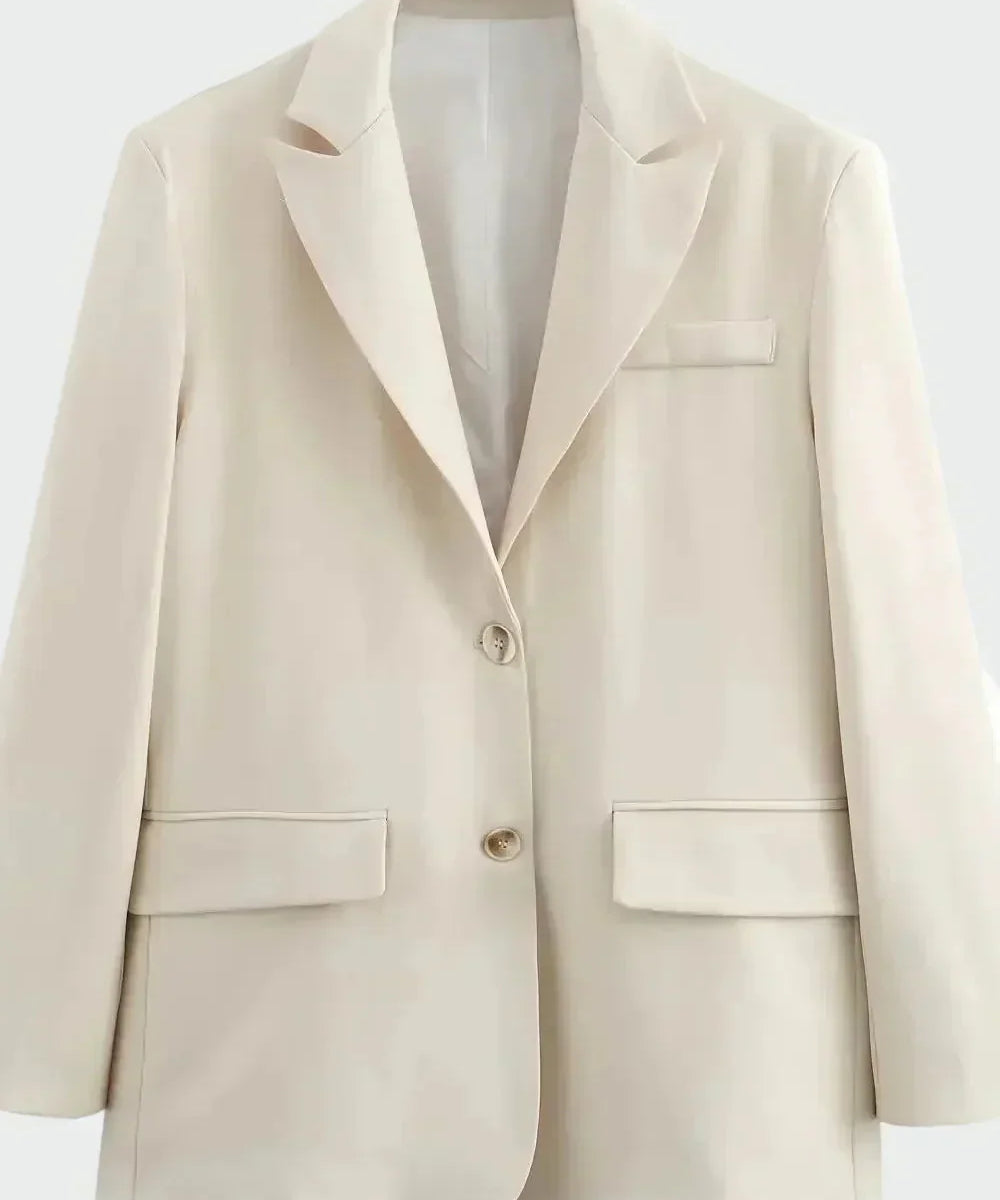 Oversized Coat with Modern Lines
