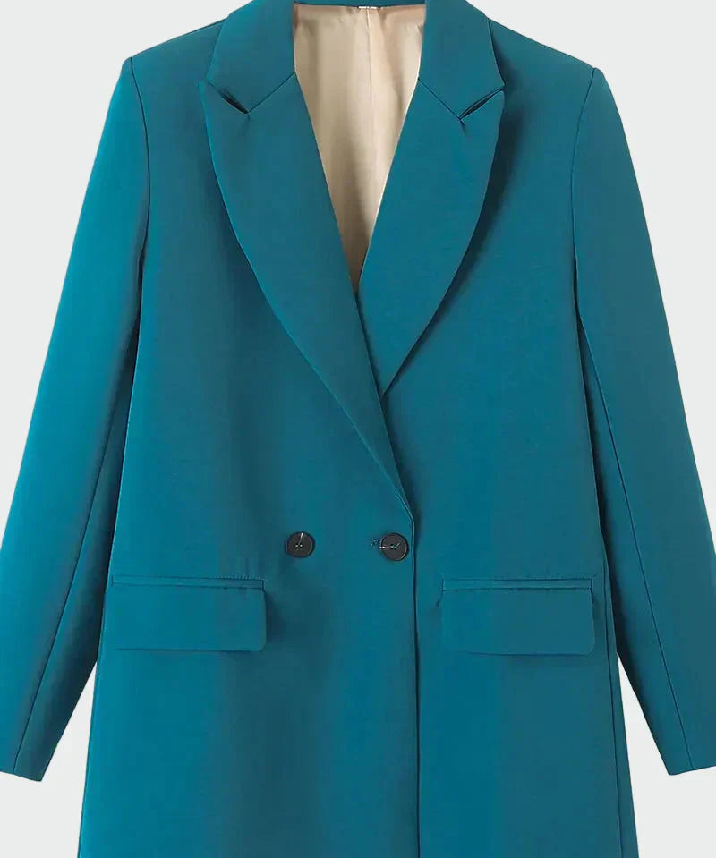 Oversized Coat with Modern Lines