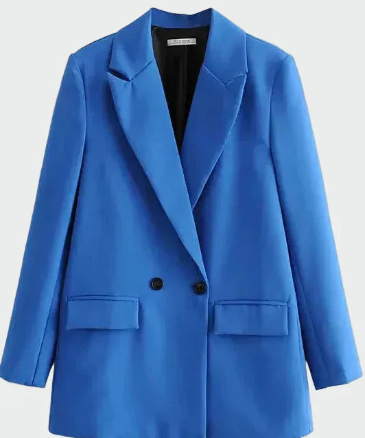 Oversized Coat with Modern Lines