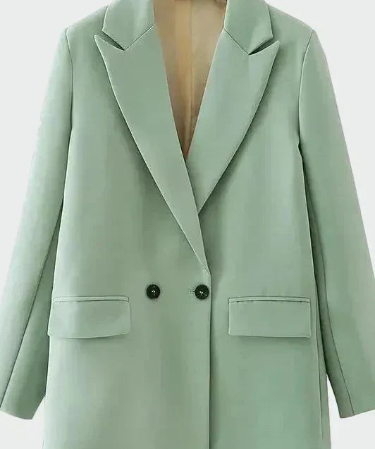 Oversized Coat with Modern Lines