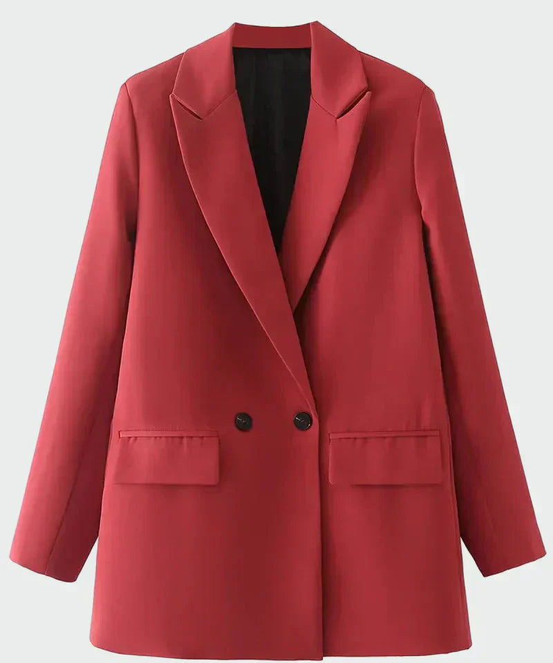 Oversized Coat with Modern Lines