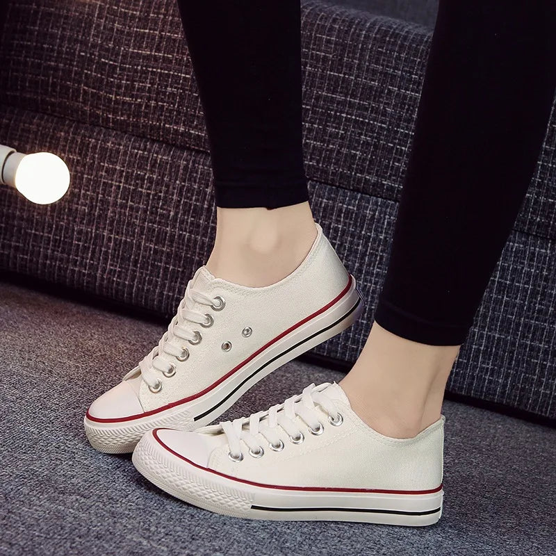 Imogen Classic Canvas Shoes Vintage Modern Comfort