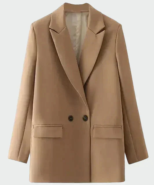 Oversized Coat with Modern Lines