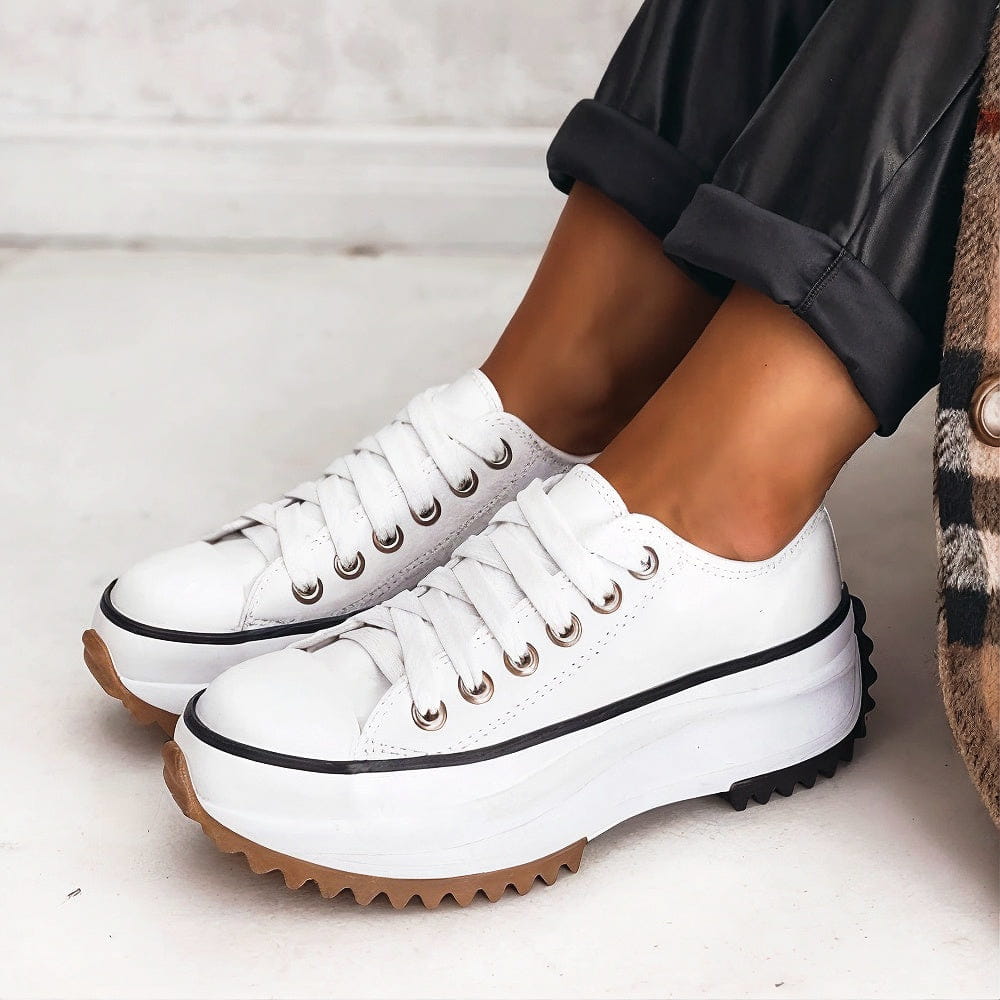 Elina - Comfortable Shoes with Chunky Heel Urban Style