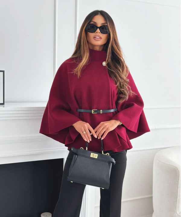 Aline - Papillon Coat with Belt
