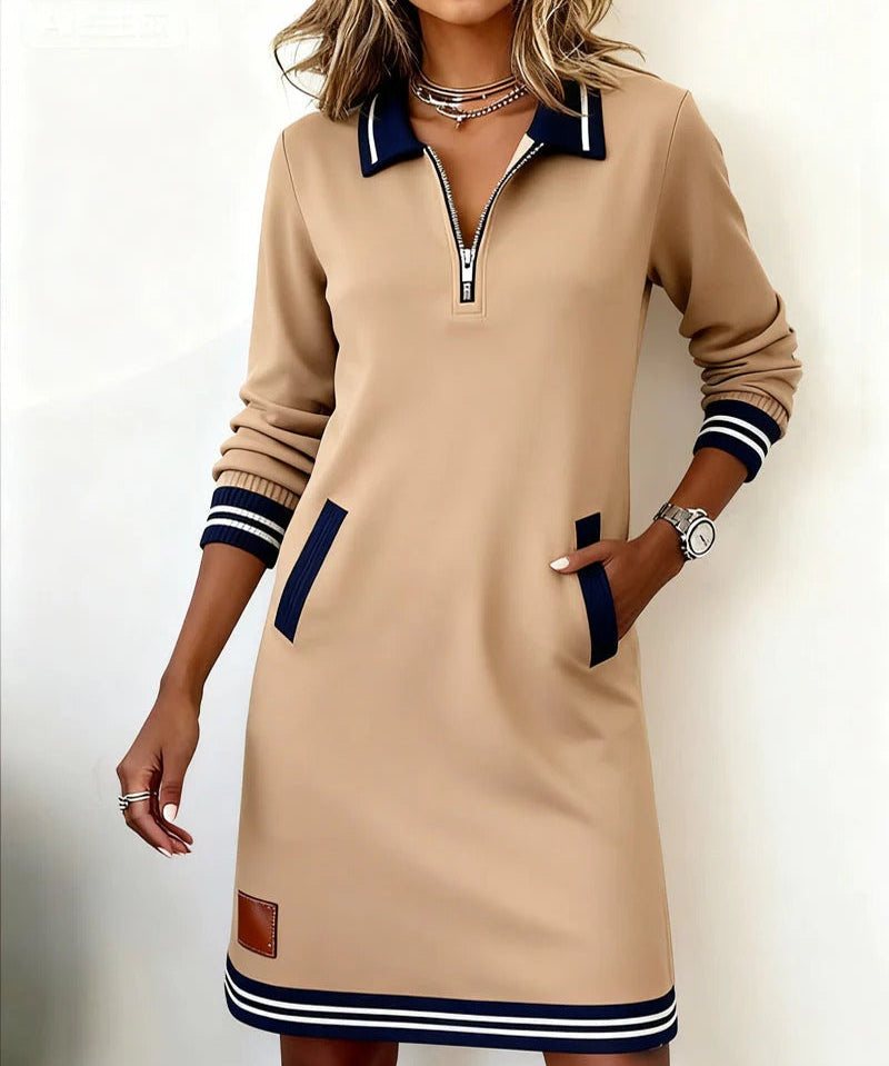 Catalina | Long Sleeve Cotton Dress