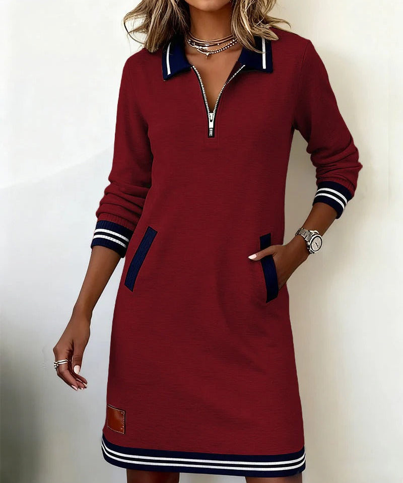 Catalina | Long Sleeve Cotton Dress