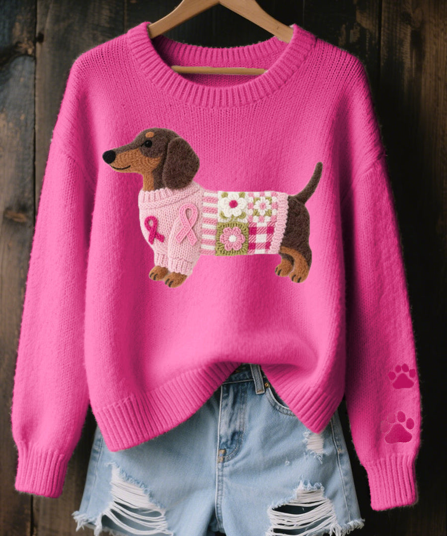 Amor Teckel™ – Suéter Patchwork Acogedor