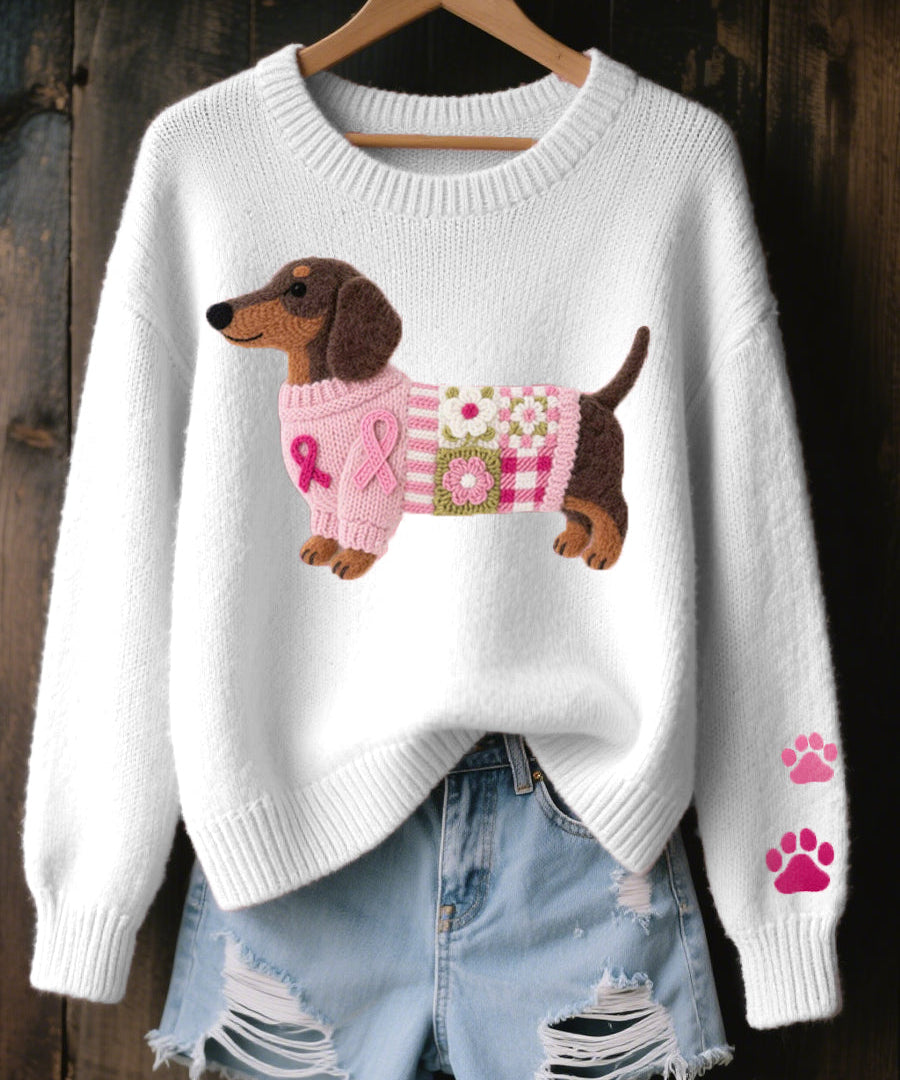 Amor Teckel™ – Suéter Patchwork Acogedor